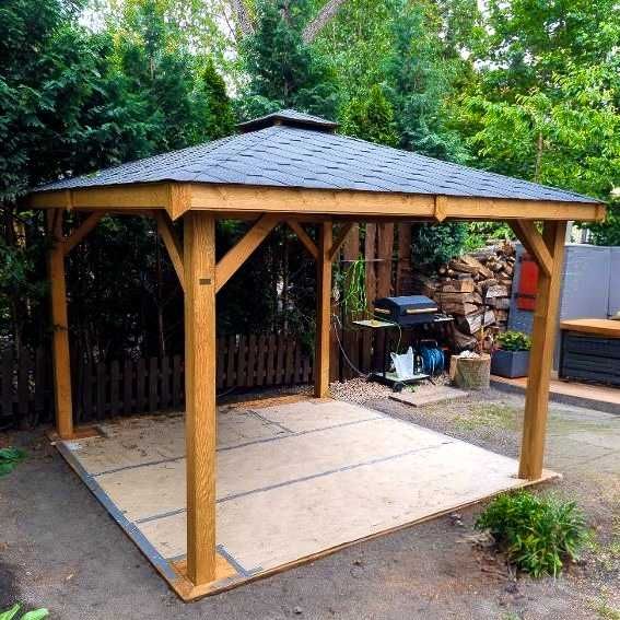 Altana ogrodowa MALTA 3x3, altanka, wiata pergola zadaszenie PRODUCENT