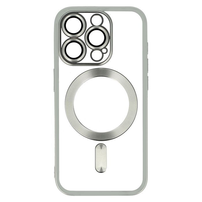Metallic Magsafe Case Do Iphone 13 Pro Srebrny