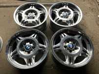 Felgi e36 M3 17 BMW MOTORSPORT styling 24 5x120 Całe Wypolerowane