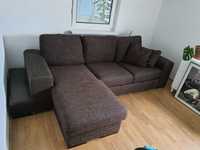 Rozkładana sofa 4-osobowa z szezlongiem
