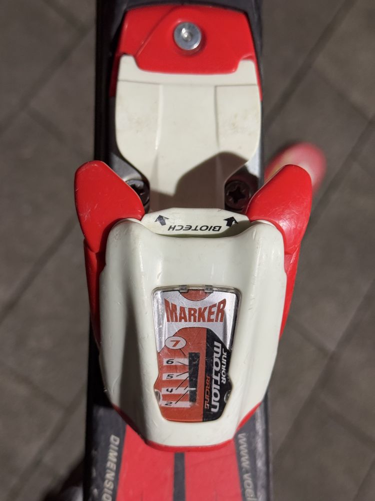 Narty dziecięce 120 cm Volkl + kijki gratis