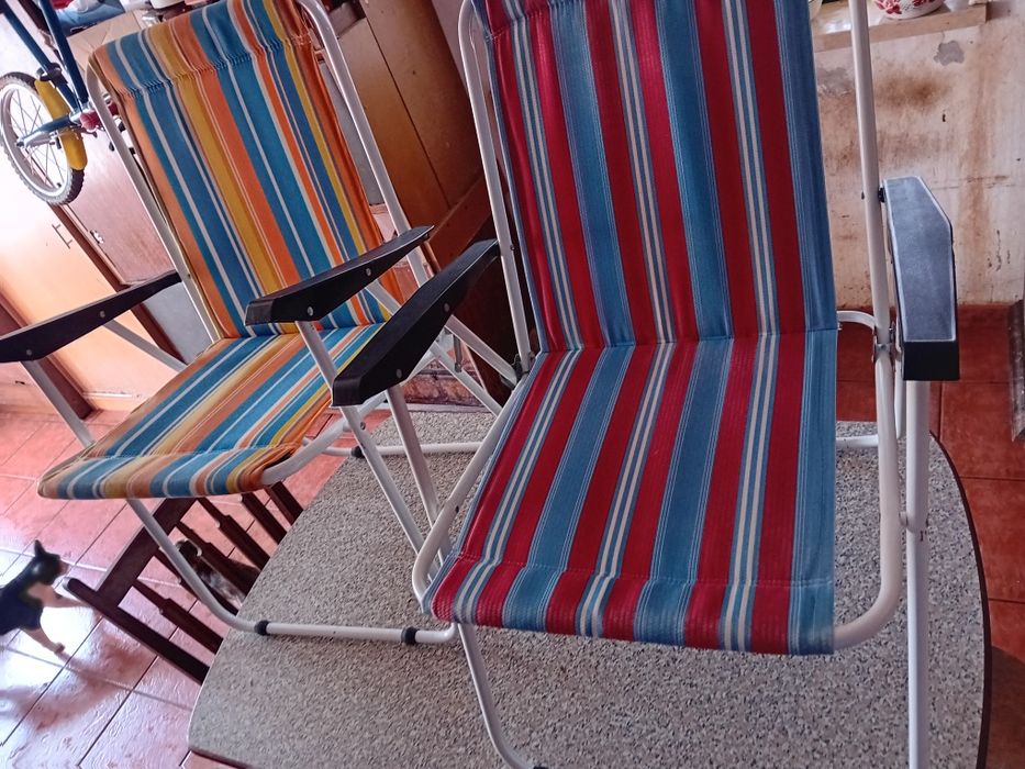 Conjunto de 2 Cadeiras de Praia