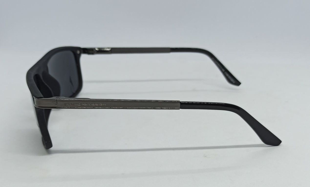 Porsche Design  стильные брендовые мужские очки черный мат поляризиров