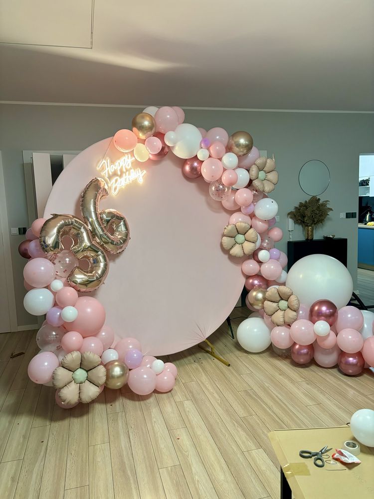 Ścianka balonowa na imprezę, na przyjęcie do zdjęć!