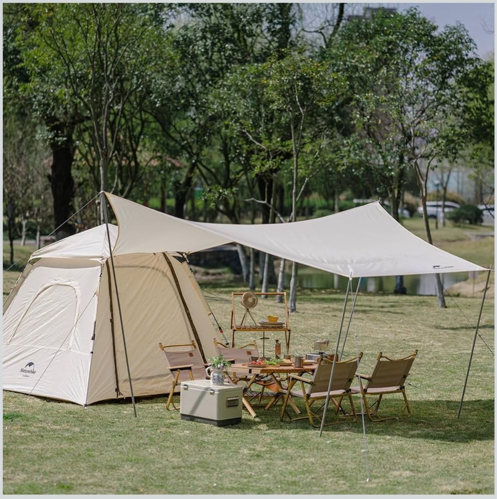 Nowy Naturehike Ango Namiot 2-4 Osobowy Kemping tarp markiza wodoszcze
