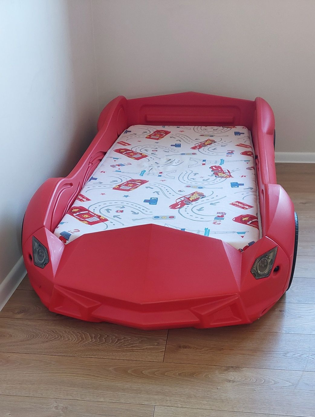 Łóżko samochód Lamborghini wraz z materacem 160x70