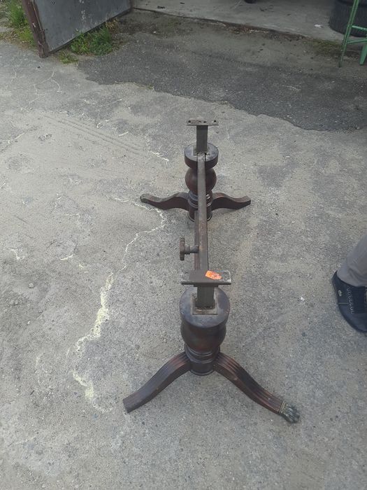 Drewniana ława dębowa