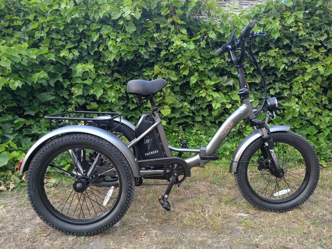 Rower elektryczny trójkołowiec