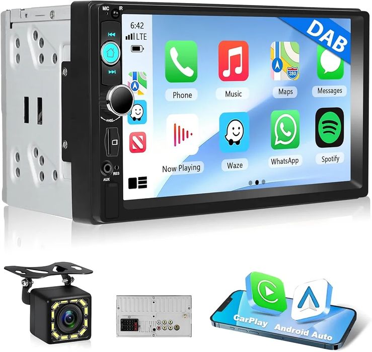 Radio 2Din Carplay Android Auto 7" BT DAB  A56