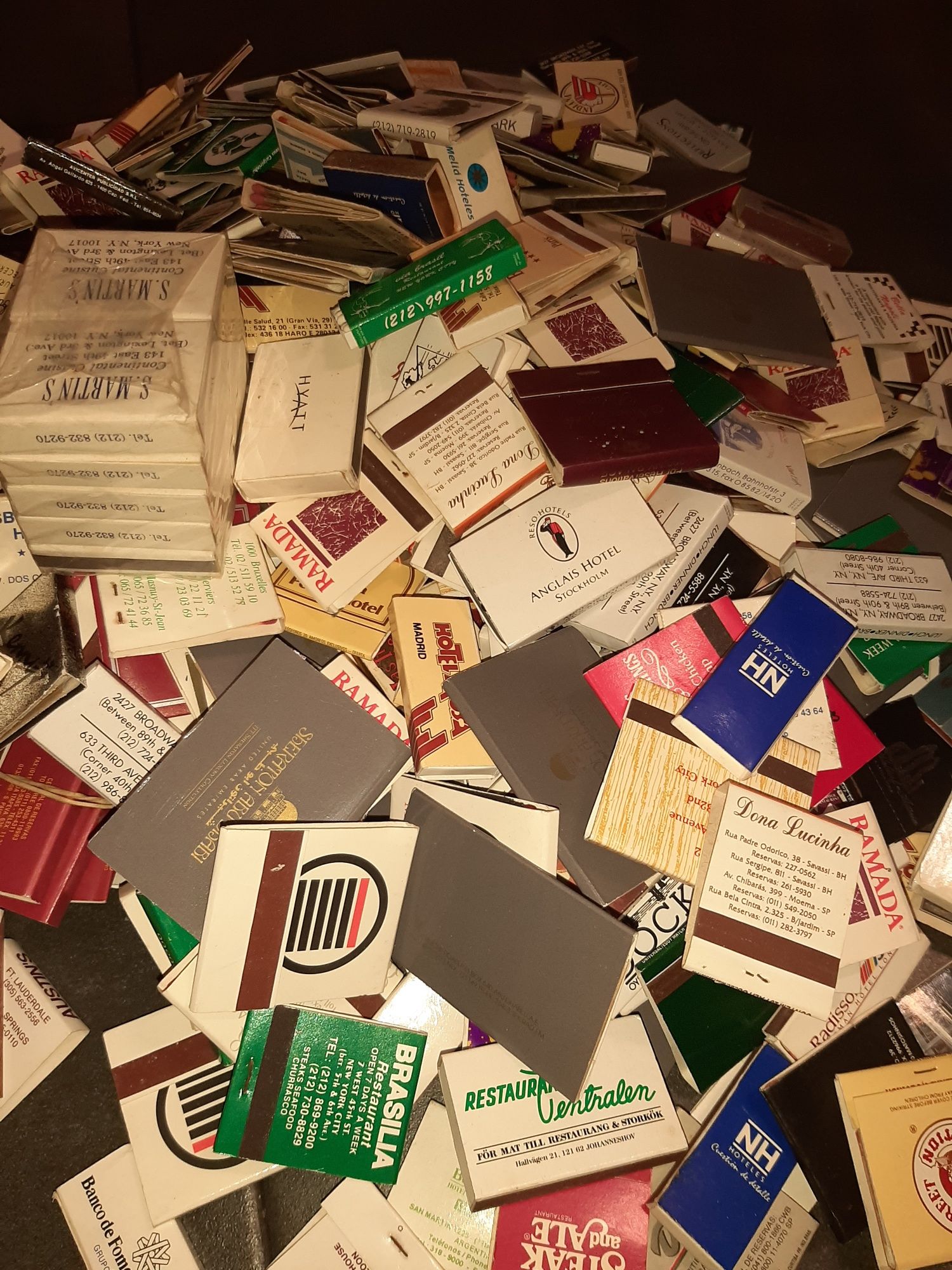 Mais de 1000 Carteiras e Caixas de Fósforos