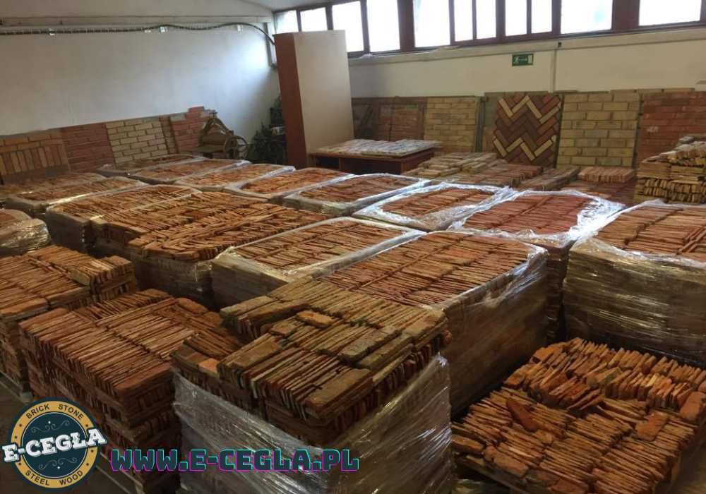 Cegła cięta na płytki | Naturalne płytki z cegły | Super cena!