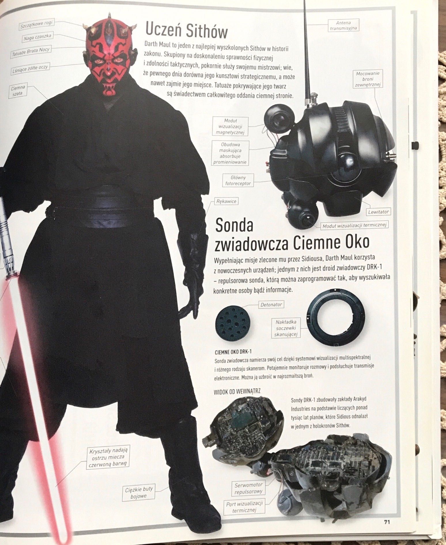 Star Wars cześć 1 Mroczne widmo słownik ilustrowany