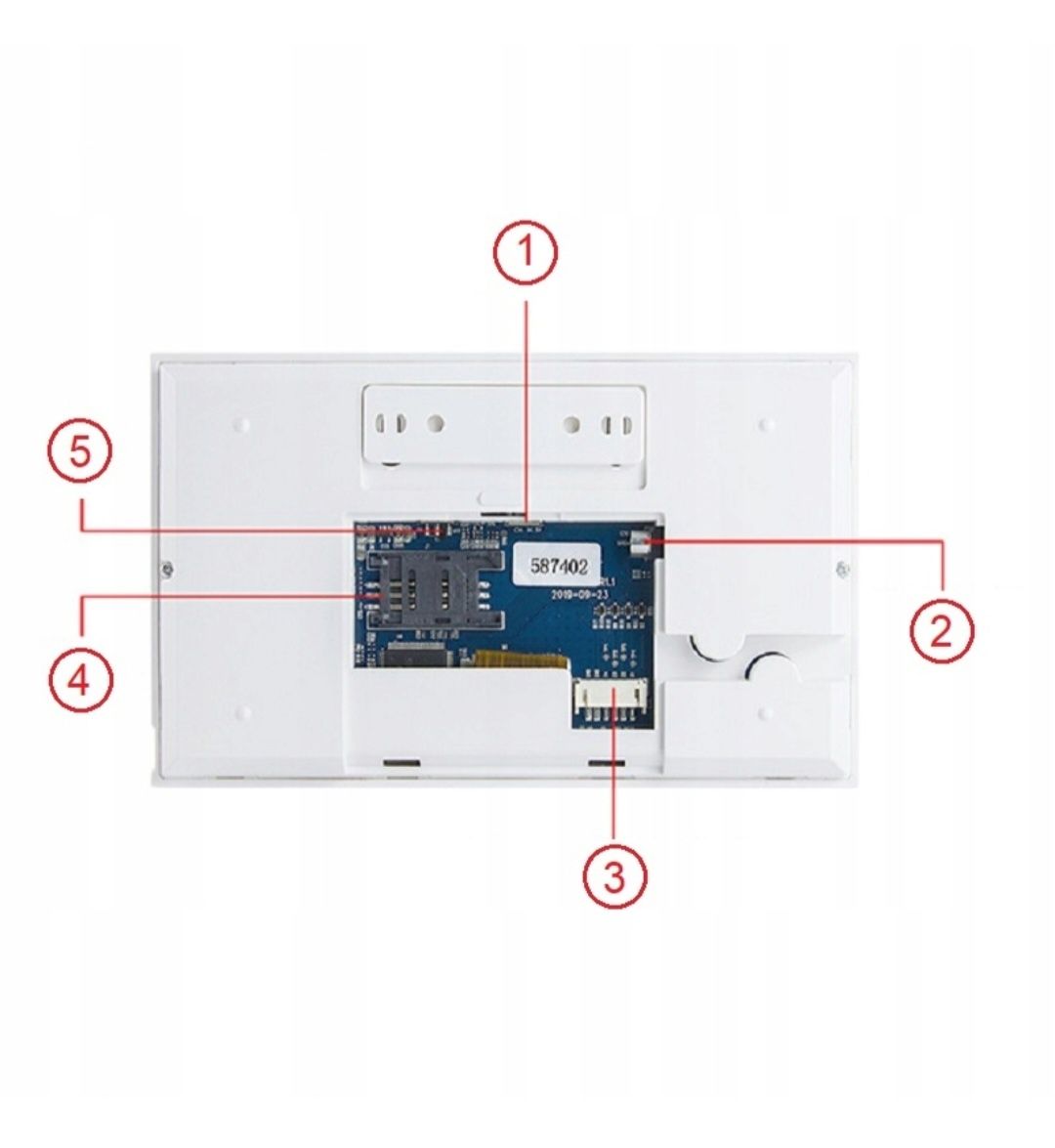 Bezprzewodowy Alarm z LCD GSM WiFi SMS TUYA Polski