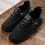 Czarne sportowe buty, rozmiar 45 / 29 cm.