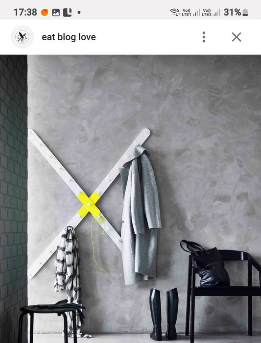 wieszak Ikea z kolekcji SPRUTT