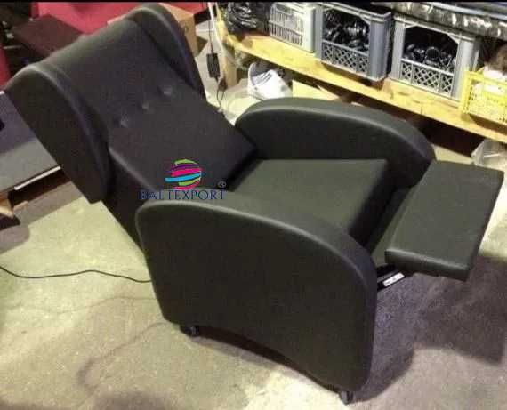 Cadeirao Relax Manual Geriatrico/Revestido Pele Sintetica Lavavel Novo