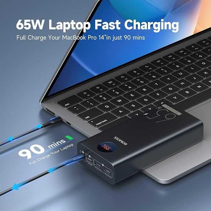 Зовнішній портативний акумулятор Romoss PEA40 Pro 40000mAh д/ноутбуків