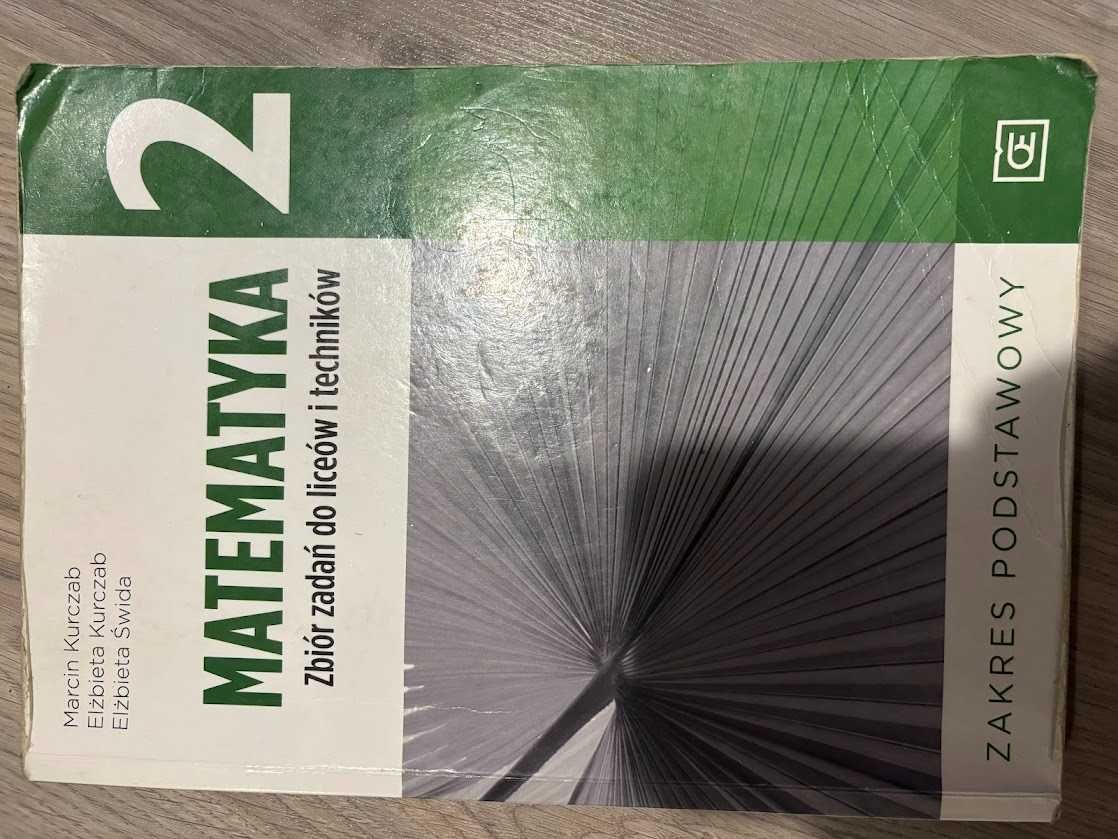 Podręcznik+zbiór zadań matematyka podstawa 2 LO, niezużyty kod dostępu