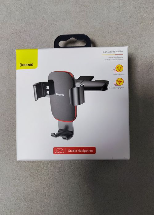 Авторимач для телефону Baseus Metal Age CD Version