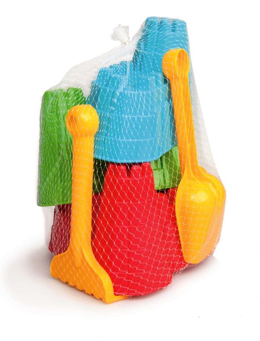 Marioinex ZESTAW 3 FOREMEK ZAMEK + ŁOPATKA I grabki foremki 902646