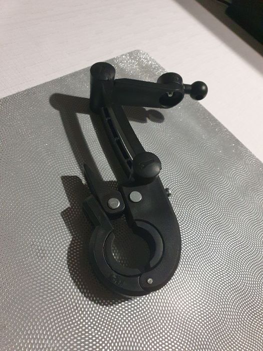 Uchwyt mocowanie rower motocykl czarne obejma