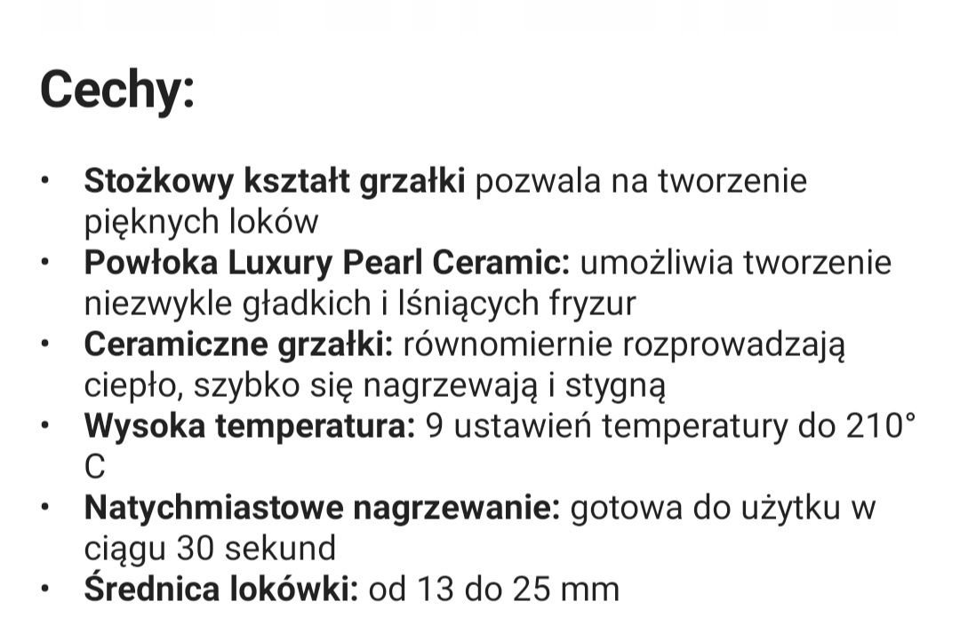Lokówka stożkowa Remington