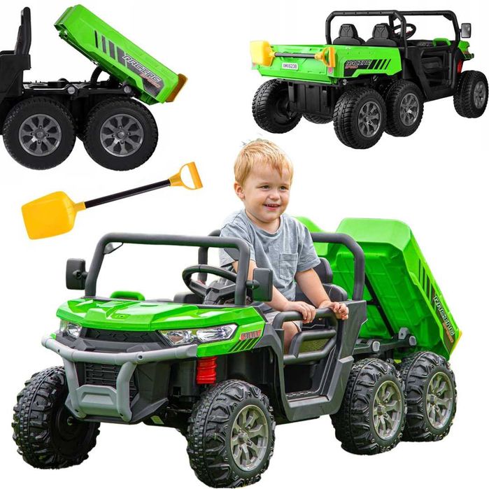 Auto na akumulator Farmer Truck + wywrotka elektryczna