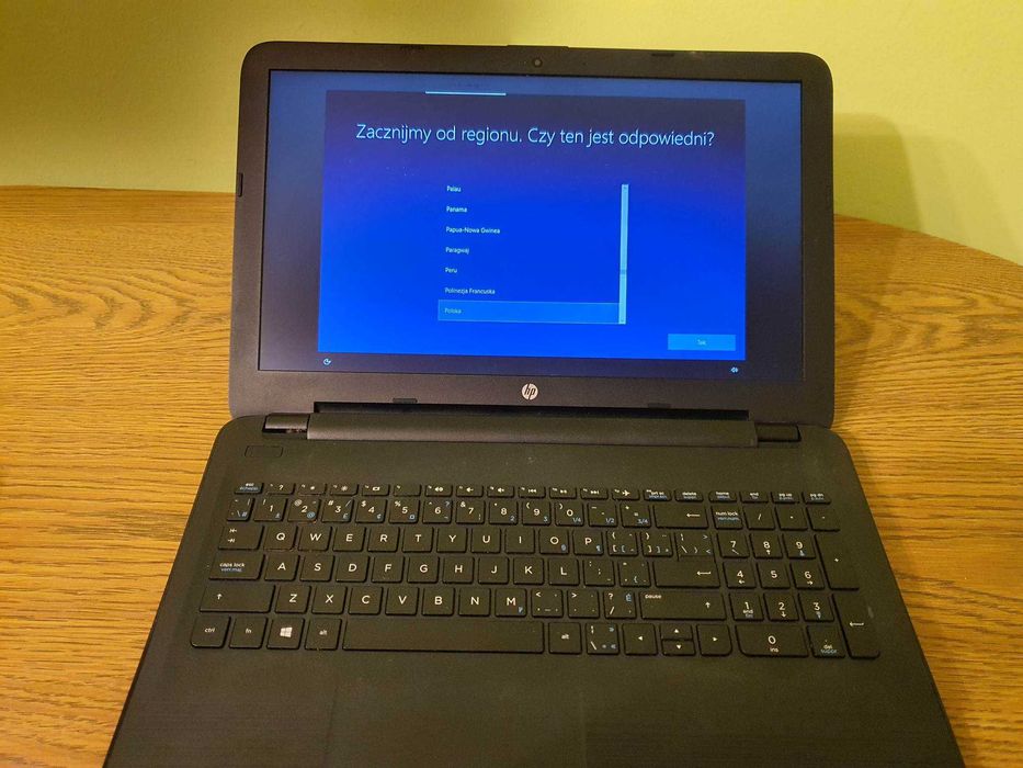 Używany wydajny HP Notebook - 15-ba038ca z dotykowym ekranem