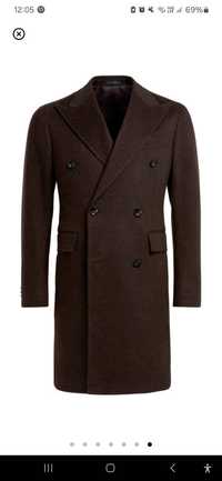 Męski płaszcz Suitsupply r. 44 (stan idealny, jak nowy)
