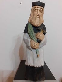 Figurka drewniana św Jan Nepomucen