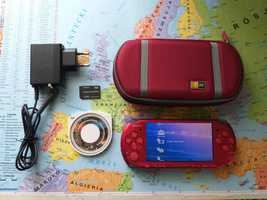 Konsola Sony psp 3004 radiant red stan bardzo dobry