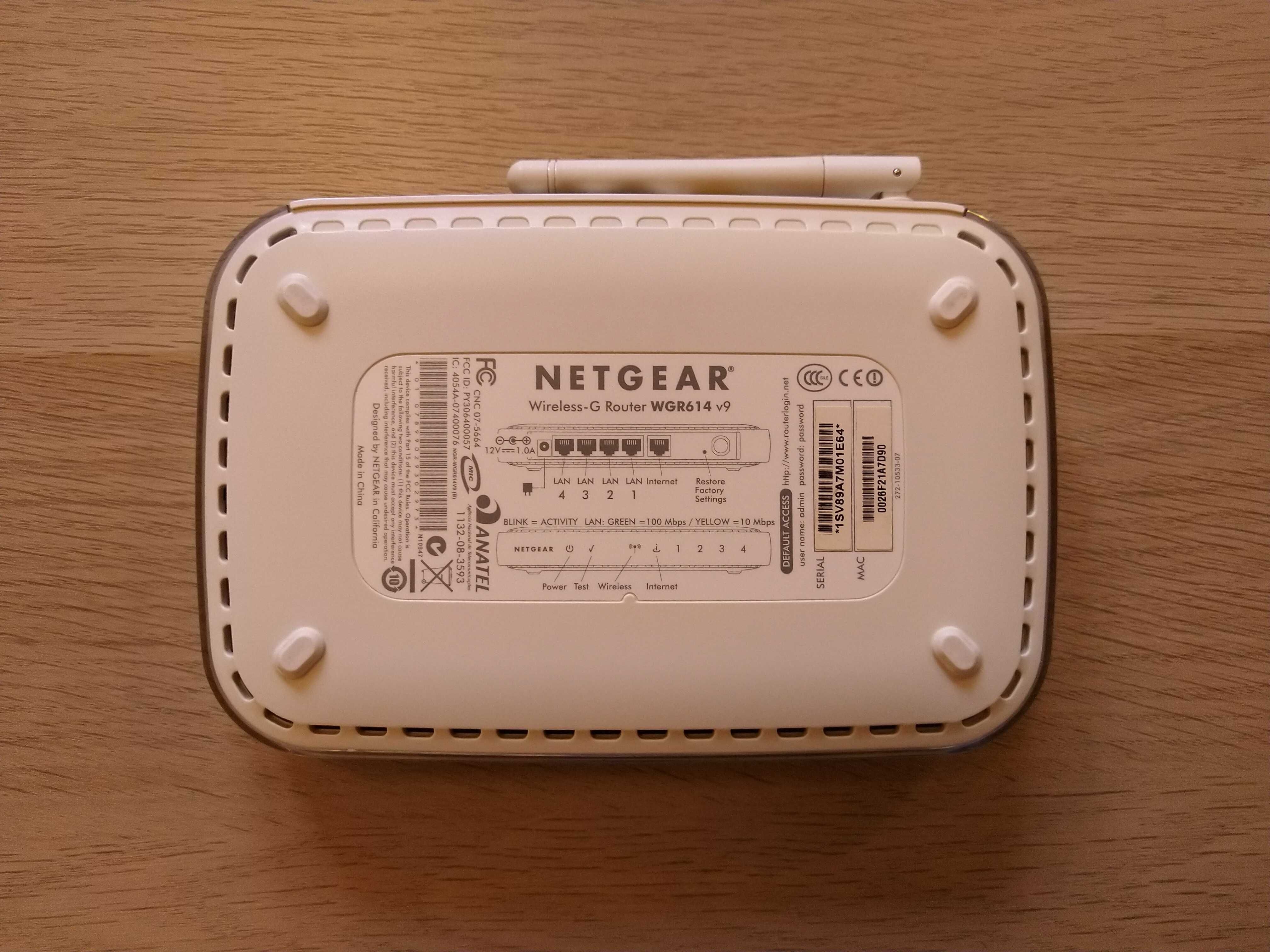 Router bezprzewodowy Wi-Fi Netgear WGR614