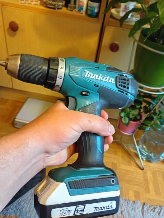 Makita wiertarka.DF457D. 18 V.Bez Ładowarki.