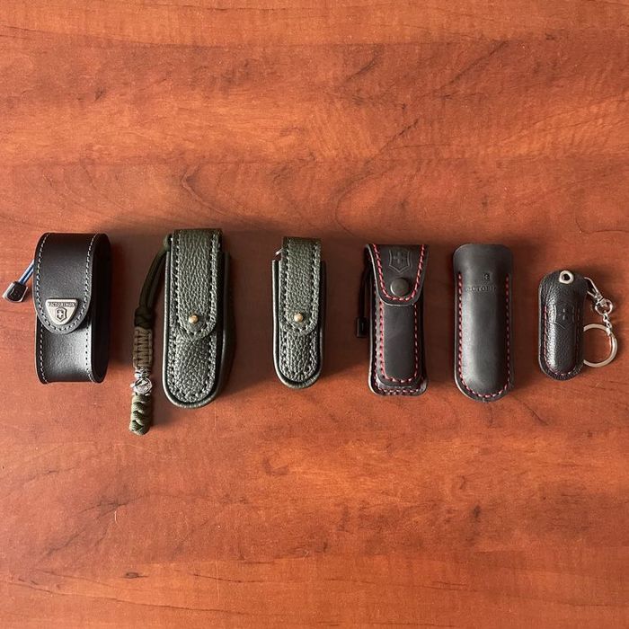 Чехол из натуральной кожи для victorinox 91 mm wenger knipex sog