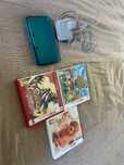 Nintendo 3DS Turkusowy + 3 gry
