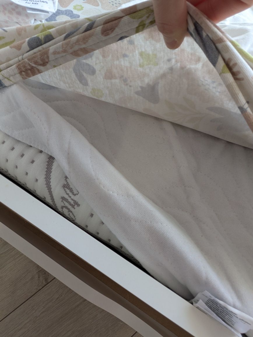 Łóżeczko dla dziecka 3 w 1 - 125x65 rosnące wraz z dzieckiem, stan db/