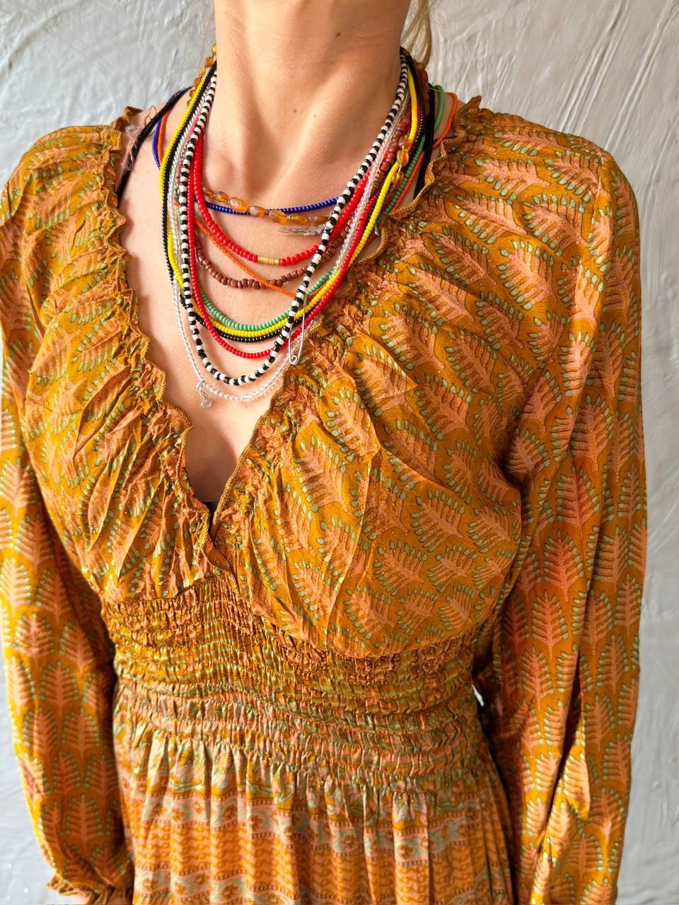 Sukienka boho długa maxi