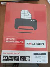 Etykiety samoprzylepne A4 100 szt. nr 024 EMERSON