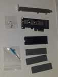 Adapter PCIe na SSD m2 nvme + radiator