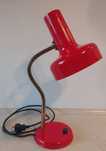 Lampka na biurko kaiser 60s red mosiadz 
 germany