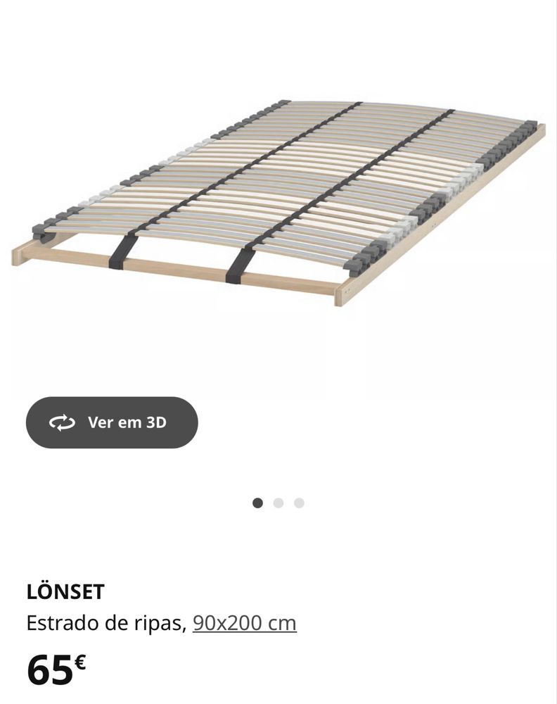 Cama individual HEMNES - 2 camas
