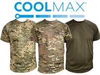 Опт 5шт/розн. COOLMAX футболка 46-66 мультикам піксель олива кулмакс