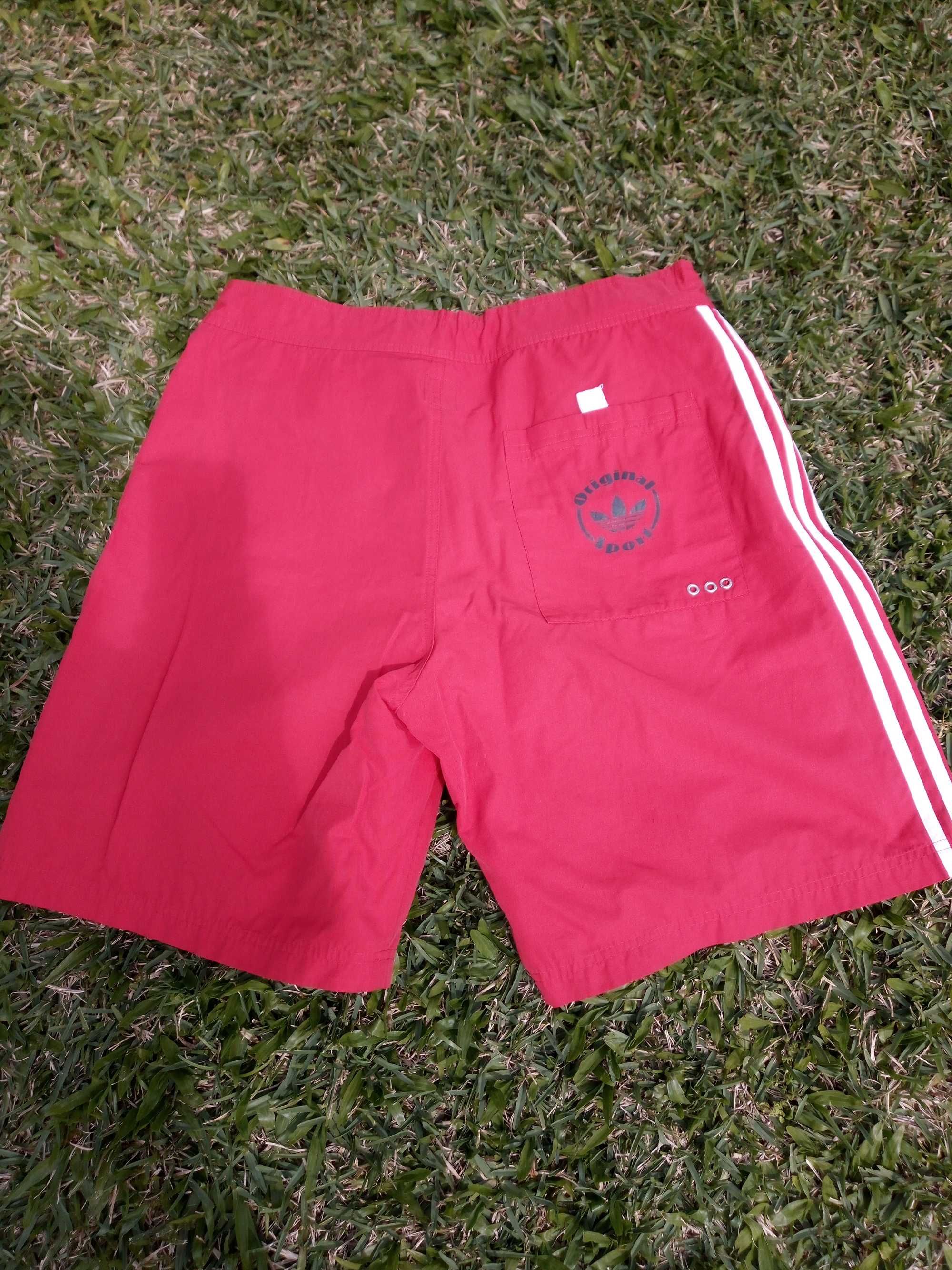 Calções Adidas Vermelho julgo que unisexo