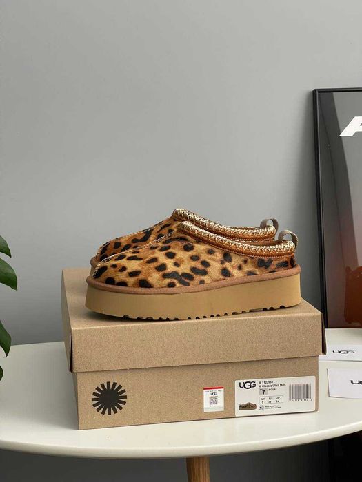 Зимові Жіночі Уггі UGG Tasman Platform Leopard 36-41 (Без предоплати)