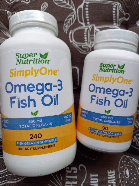 Рыбий жир омега-3 omega 3 Super Nutrition SimplyOne, 1000 мг 90 240 шт