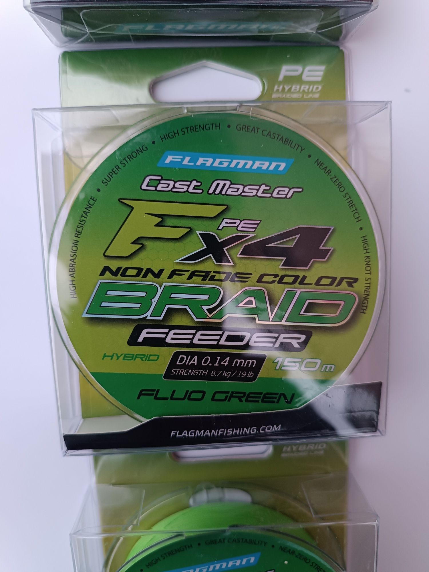 Шнур Flagman Cast Master Feeder Braid X4 150м 0.12/0.14/0.16мм