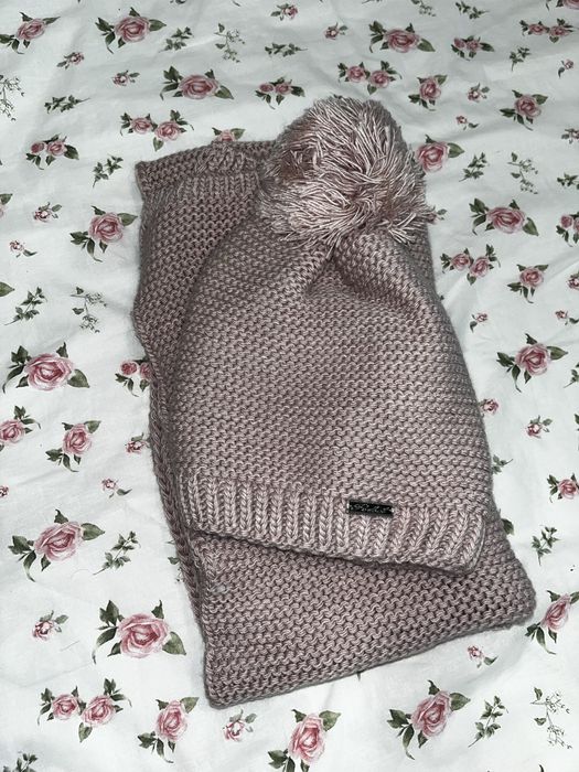 czapka i szalik (komplet zimowy]