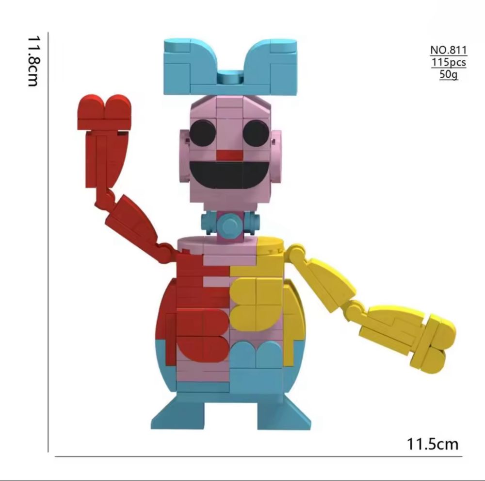 Великий набір конструктора у стилі LEGO – POPPY PLAYTIME