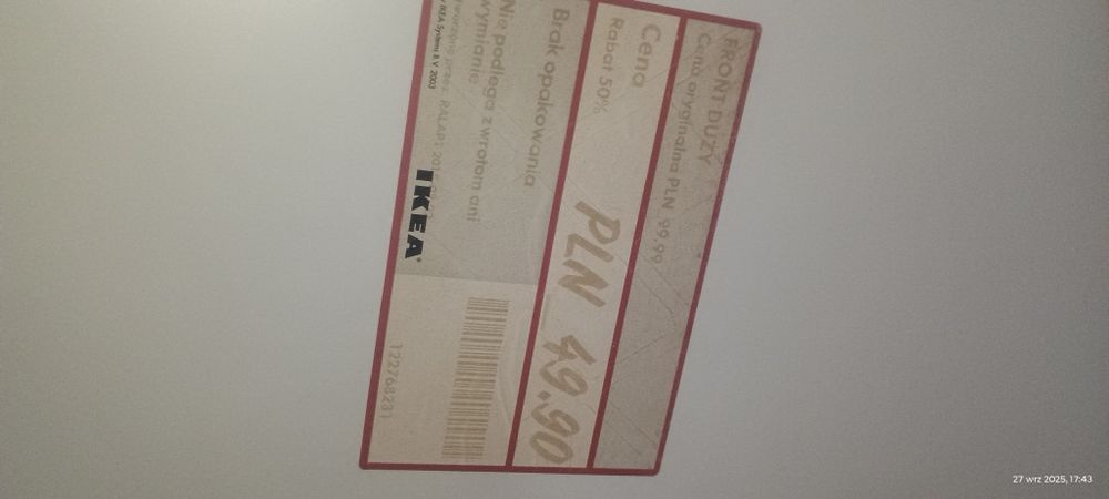 Sprzedam drzwi do szafy ikea
