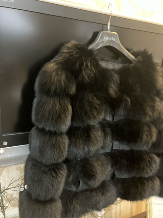 Шубка автоледи финский песец